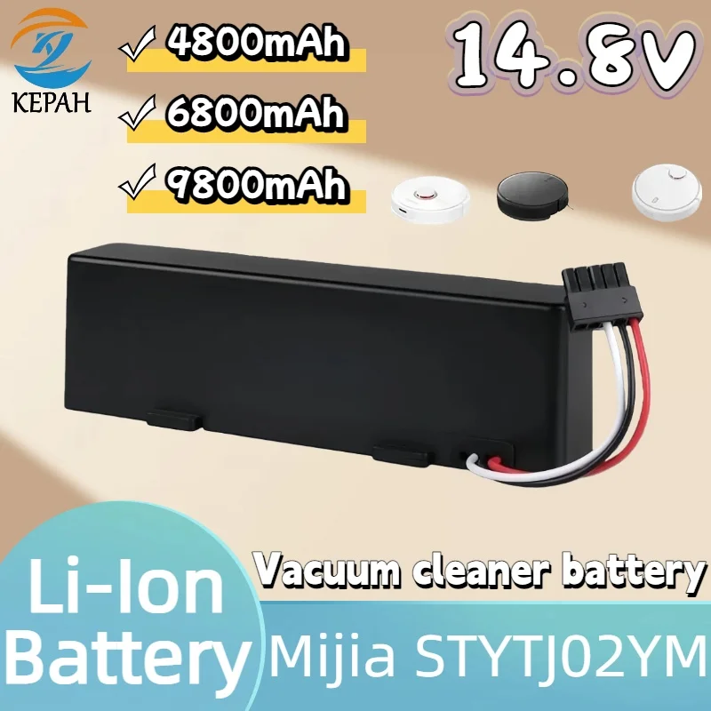 

Новая аккумуляторная батарея для Xiaomi 2S Mijia STYTJ02YM 14,8 В 12800 мАч, подметальный робот и пылесос Haier JX37