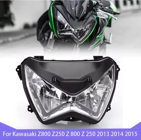 

Аксессуары для мотоциклов ЕС КАЧЕСТВО, прозрачная фара, передняя фара, фара для Kawasaki Z800 Z250 Z 800 Z 250 2013 2014 2015