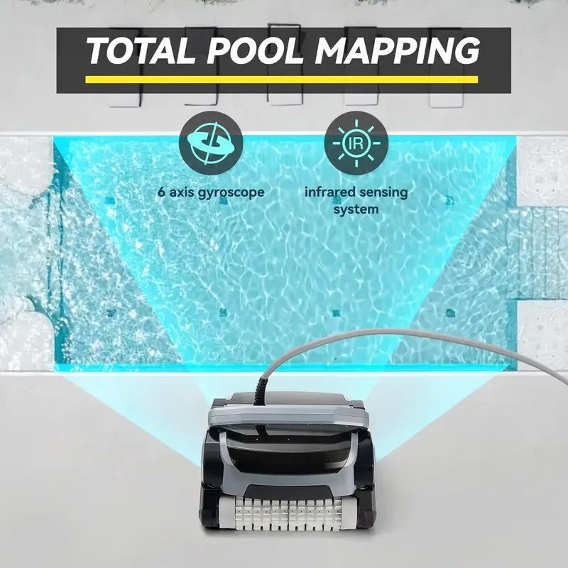 Efficient Pool Cleaner for Swimming Pool Vacuum Underwater Cleaning Cordless Electric Swimming Pool