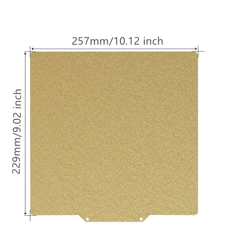 アップグレード 229x257mm PEI シート Ultimaker 2 ビルドプレート スムーズ/テクスチャード PEI スプリングスチール プリントベッド 3D プリンタホットベッド用