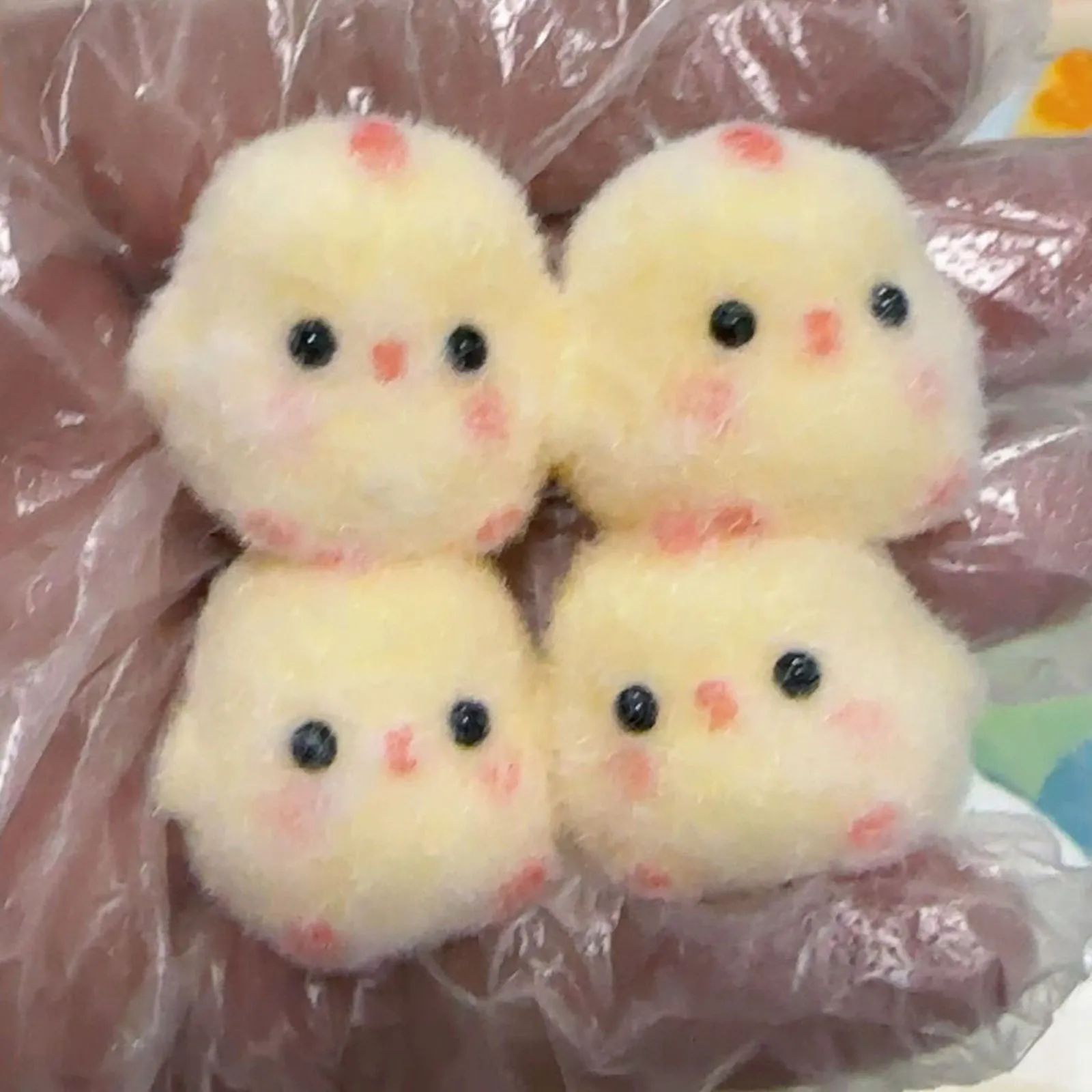 Cute Handmade Squishy Toys Silicone Mini Chick Sticky Healing And Relieving Stress Simulated Animals Chick Gift For Kids