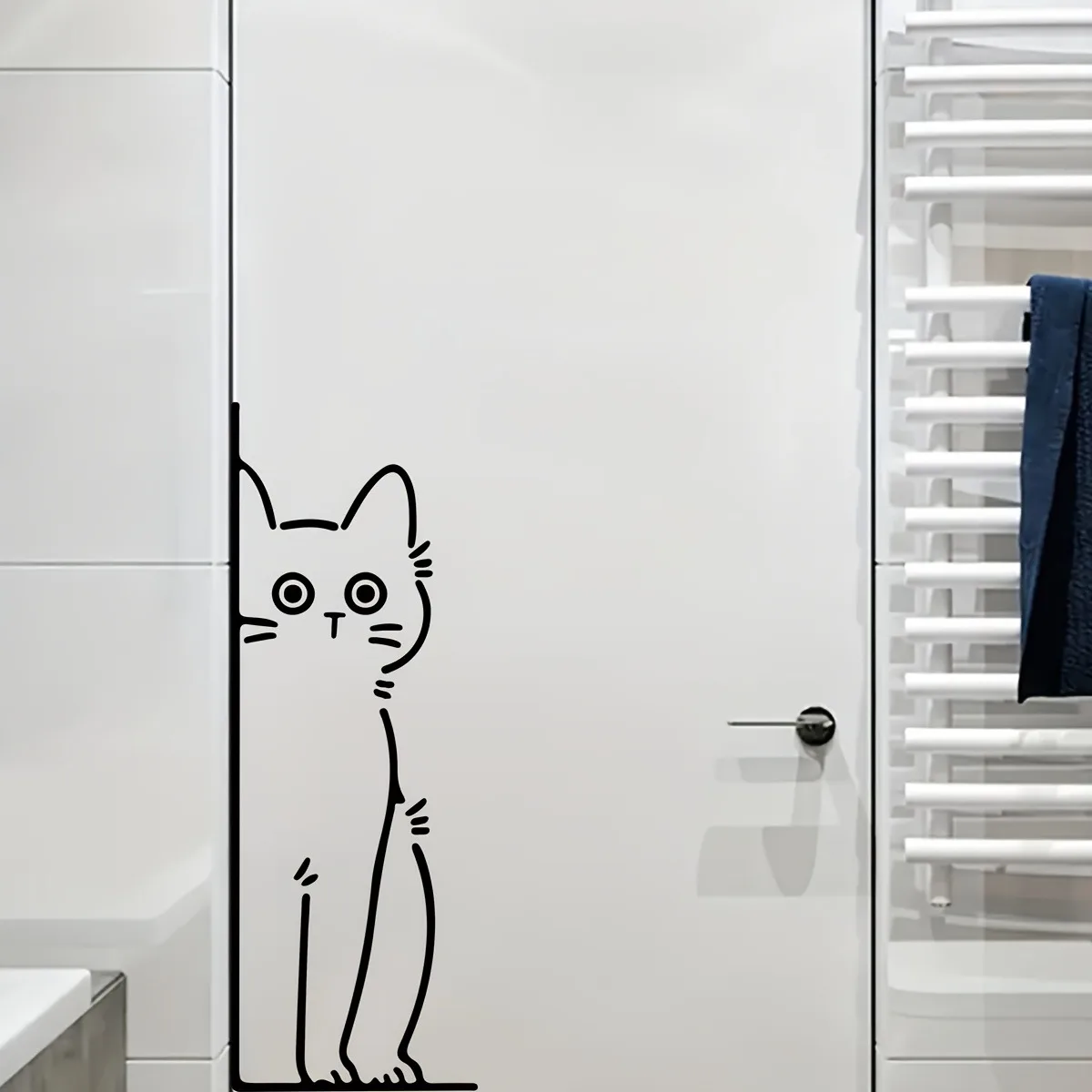 1PC Diy cat Wall Sticker Self Adhesive Vinyl  For Living Room Decor Customized Name Home Party Decor Wallpaper