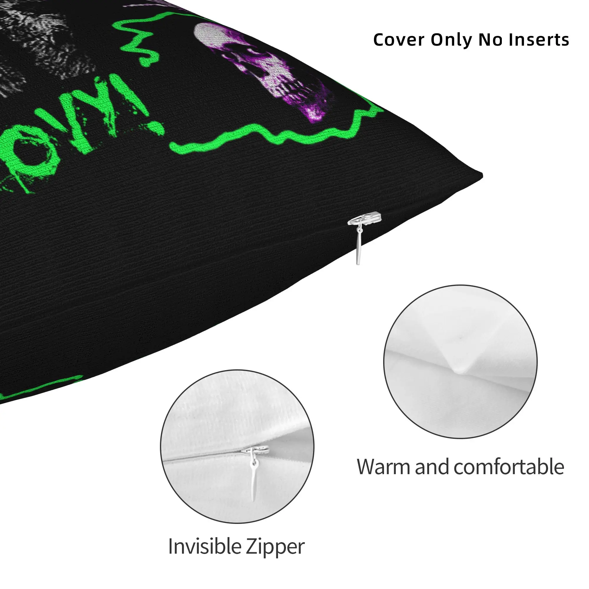 Ashes Neon Collage Horror Williams Pillowcase Fabric Cushion Cover Decorative Movie Throw Pillow Case Cover Home Drop Shipping