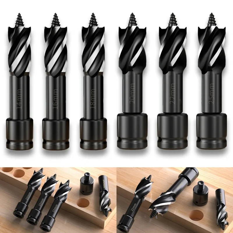 

Деревообрабатывающий отверстие 14-25 мм, сверлильная отвертка, деревообрабатывающий электрический ключ, сверло, высокая твердость