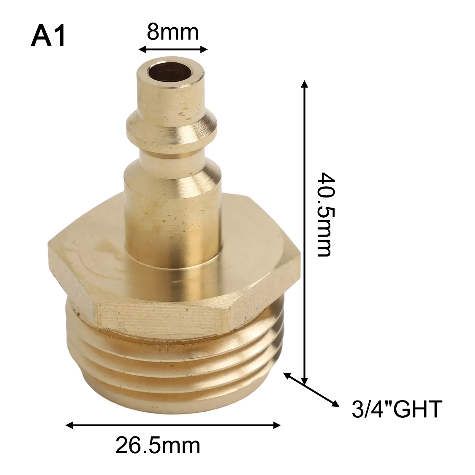 

Water Blowout Quick Connect For Air Compressor Winterize Outdoor 3/4 Thread Power Tools 26.5*40.5mm/30*38mm