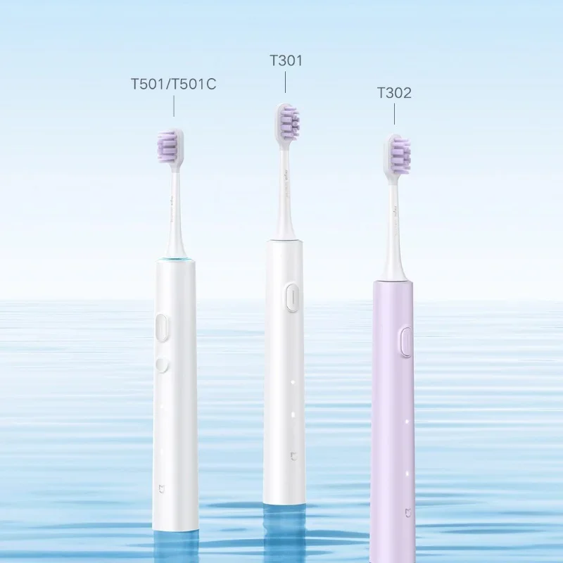 فرشاة أسنان كهربائية ذكية من شاومى ميجيا ، 3-، أصلية ، نوع حساس ، لـ t301 ، t302 ، t501 ، t501c ، 3d