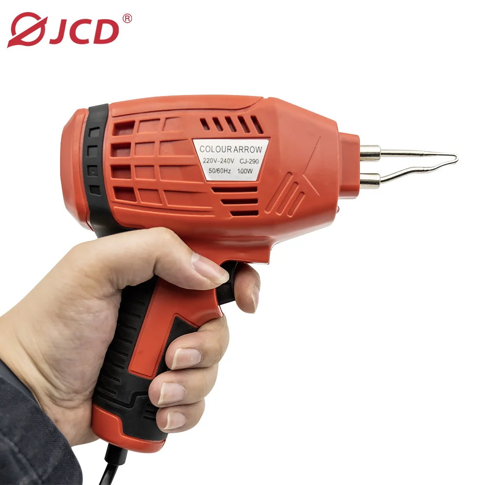 JCD Saldatore Elettrico Pistola per Saldatura Veloce Ad Alta Potenza 100W Pistola per Saldatura Elettrica Manutenzione Circuito Strumenti di Saldatura