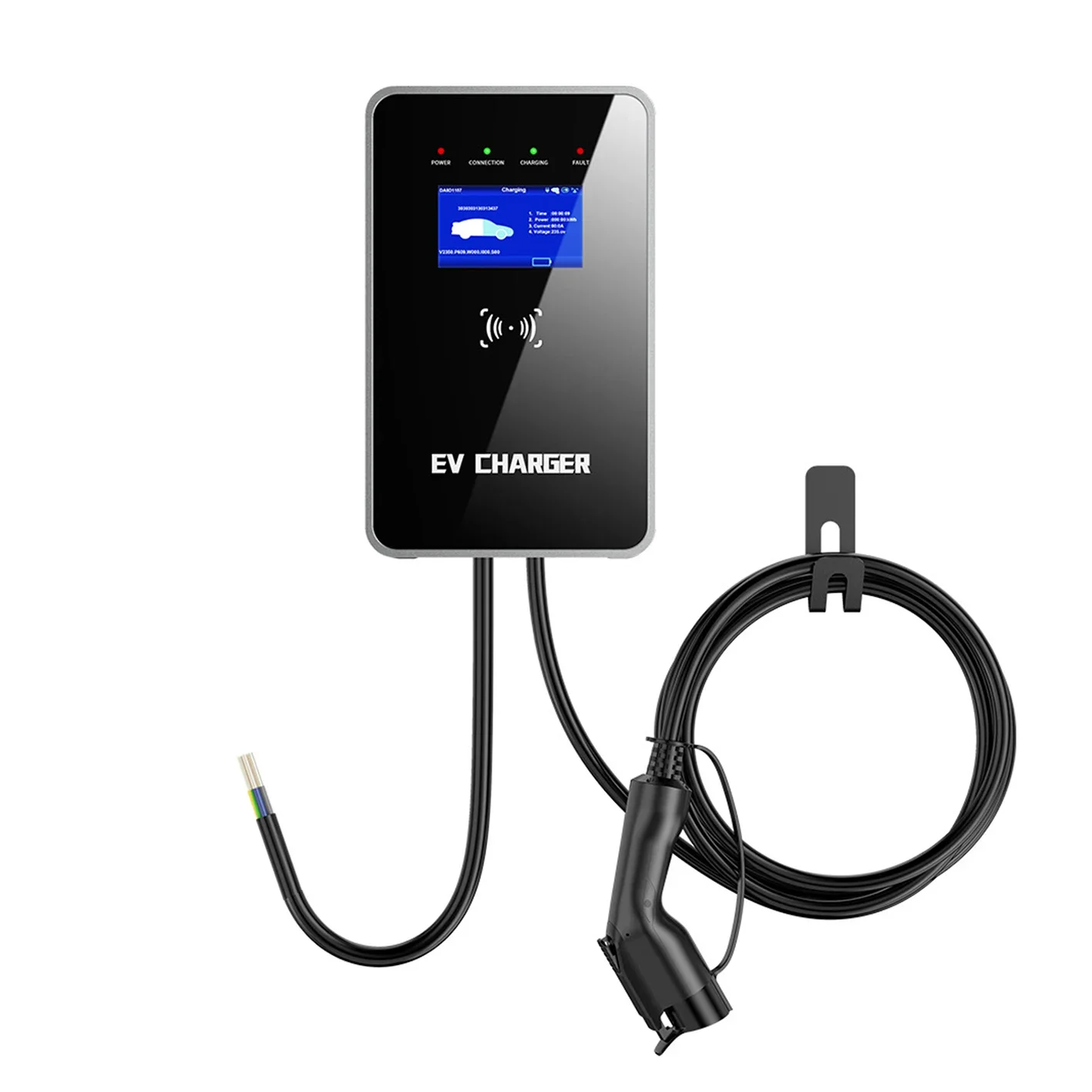 Home Use Level 2 AC Three Phases 380V 32A Ev Charger Station 22KW Type1 Type2