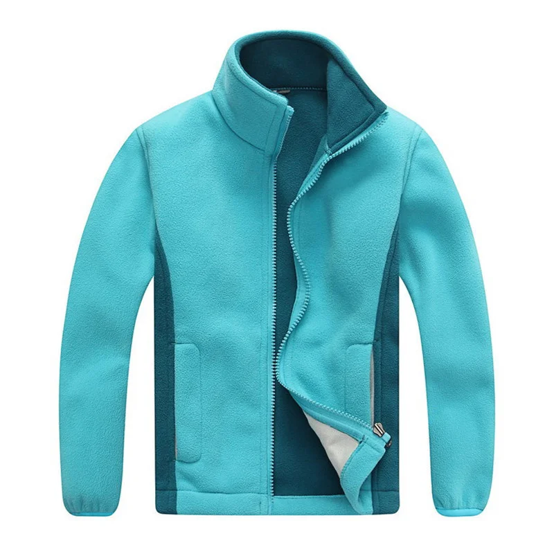 Children Outdoor Camping Hiking Climbing Fleece Sweater Keep Warm Windbreaker Boys Girls Uniform Autumn Winter Trekking Clothes