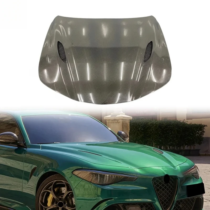 Factory Price Carbon Fiber Engine Hood Fit For Giulia