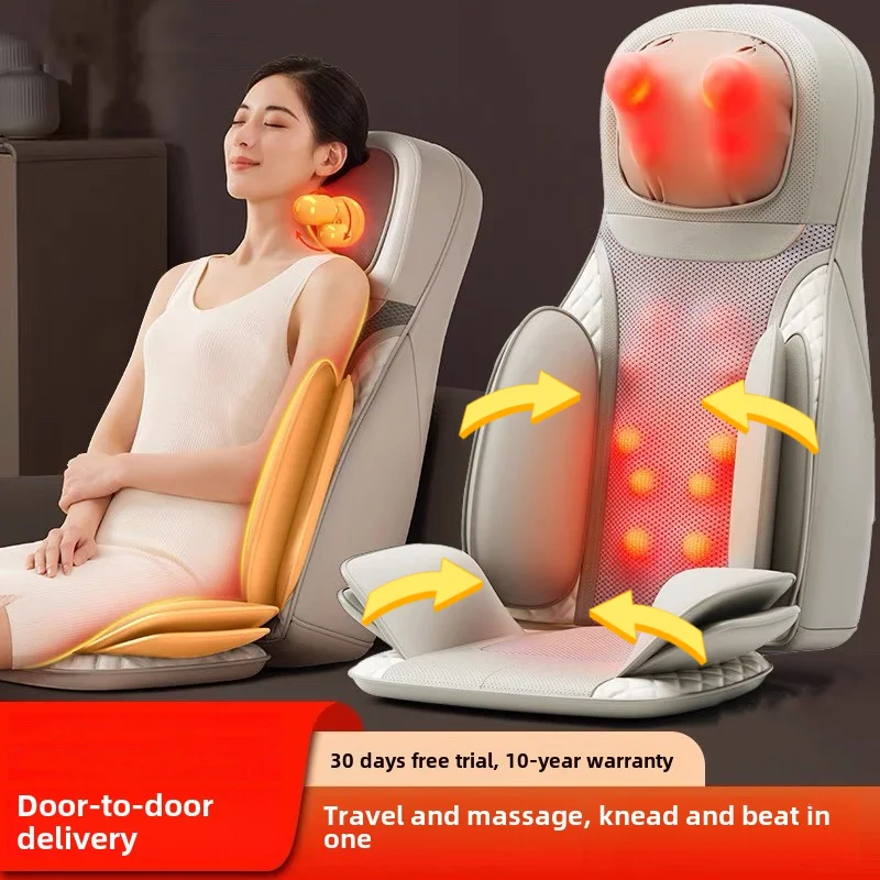 Multifunctional Home Heating Cushion 3D Body Balance Chair Type Massager Cervical Spine Back Lumbar Body Neck Automatic Massage