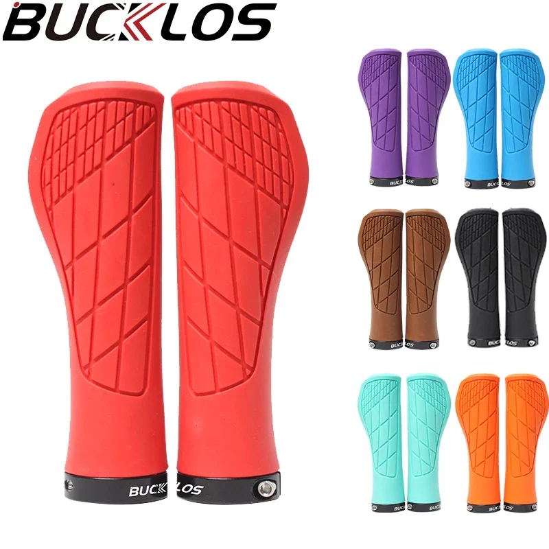 

BUCKLOS MTB Bicycle Grips Ergonomic Lock-on Bike handlebar Grips Non-slip Durable Bicycle Handle Cover Bicycle Accessories