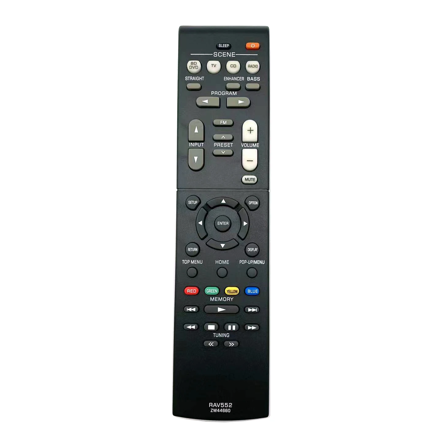 RAV552 ZW44660 AV Receiver Remote Control For Yamaha RX-V579 RX-V381 RX-V383 RX-V385 HTR-3068 HTR-3069 HTR-- 3071 HTR-3072