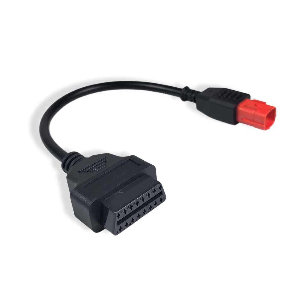 For Honda 6pin Motorcycle National IV 6pin Cable To OBD2 16pin Connector for Honda Diagnostic Tool Connector