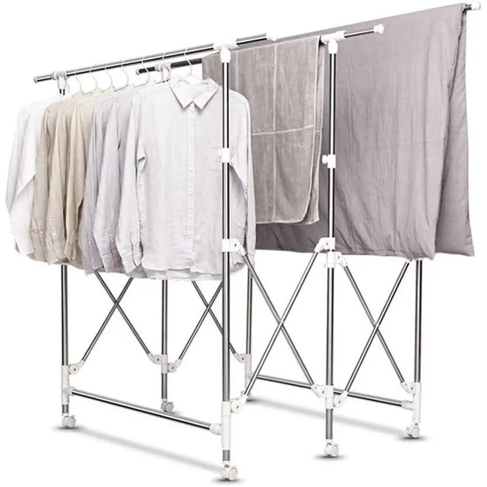 

Складная сушилка для белья из нержавеющей стали для дома, разборная вешалка для балкона