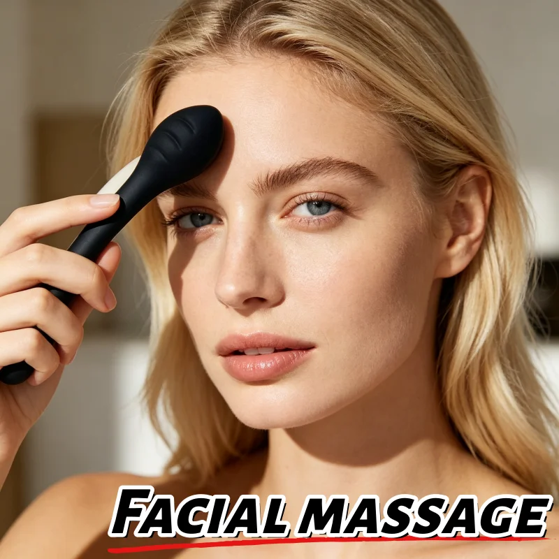 1 PCS Facial Muscle Trainer Suitable for Shoulders Neck Back Abdomen Waist Legs Hands Etc Rounded-Head Design Facial Beauty