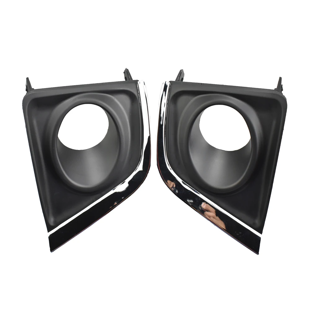 1 Pair Car Bumper Fog Driving Lights Frame Cover For Toyota Corolla 2014 2015