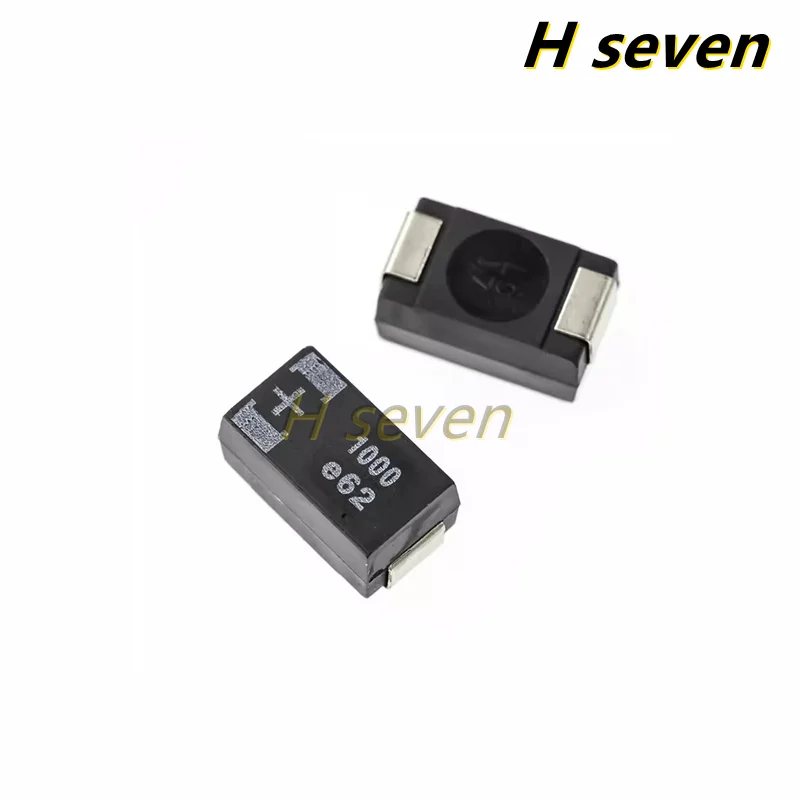 10pcs 7343 D Type Low ESR 2R5TPB1000M 2.5V 1000uF SMD Polymer Tantalum Capacitor