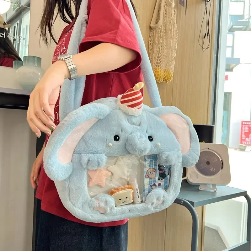 Mori Japanese Plush Cartoon Bag Elephant Backpack Secondary Kawaii High Value Large Capacity Cute Pain Bag Korean Joker Trend