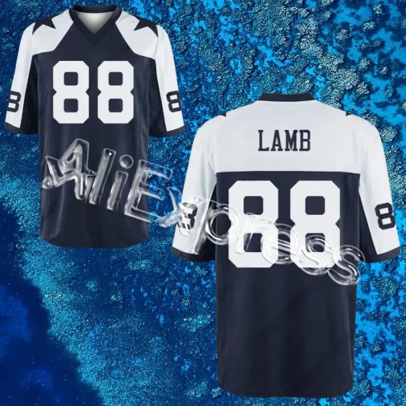 American Football Jersey Football Game training Rugby Jersey Dallas Cowboys No.88 CeeDee Lamb Men's Clothing Soccer Jersey