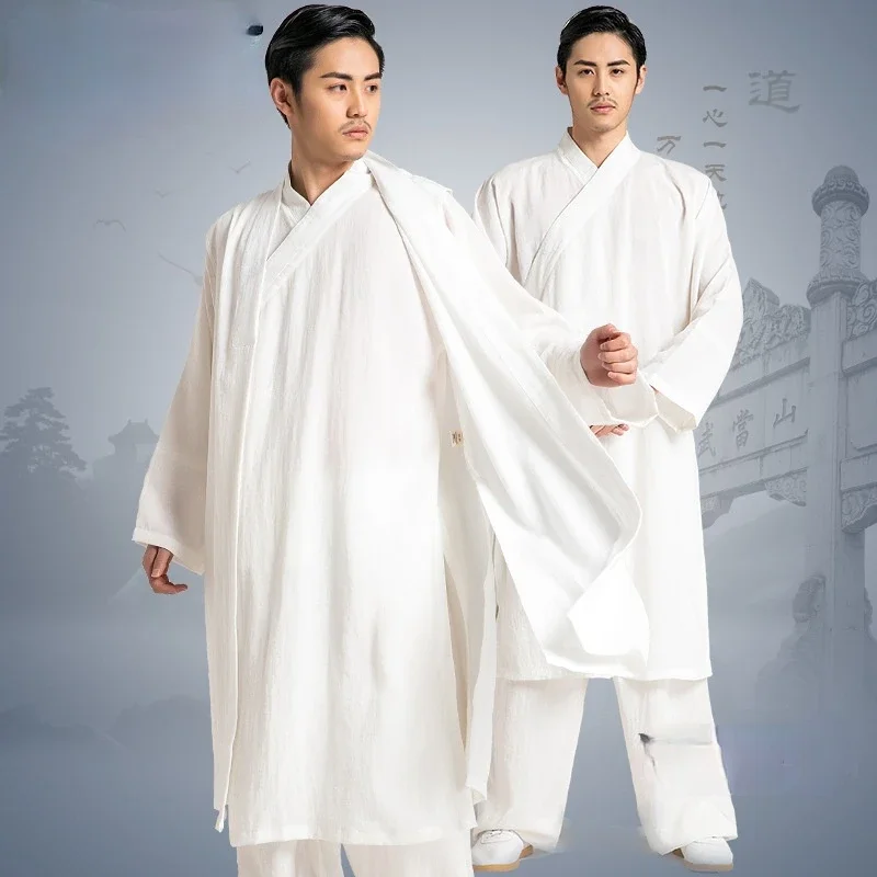 Catazer Tai Chi Wu Dang Uniform Kung Fu Uniform Traditional Chinese Clothing Uniform Tang Suit Costume Show Meditation Clothes