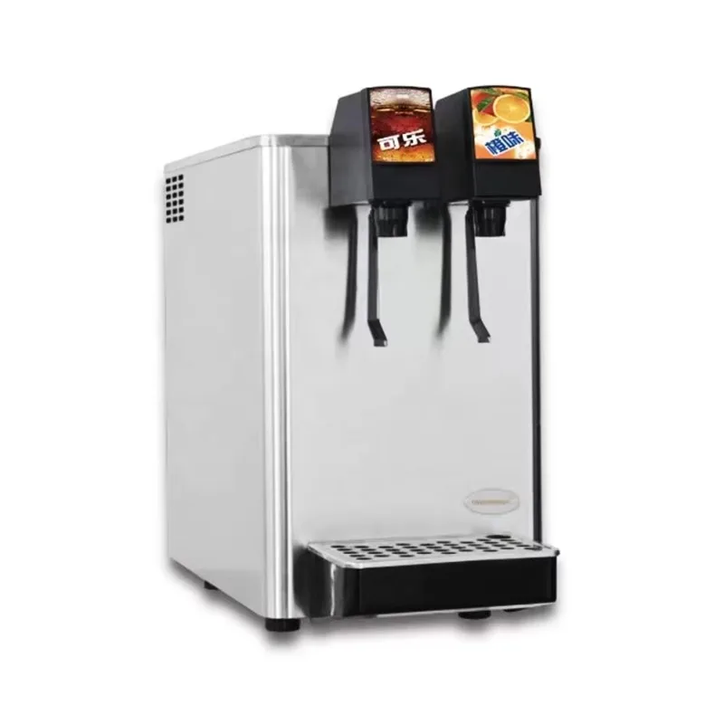 Dispensador de fuente de refrescos Post Mix con bolsa en caja de 2 sabores para jugo y bebidas carbonatadas de gran tamaño