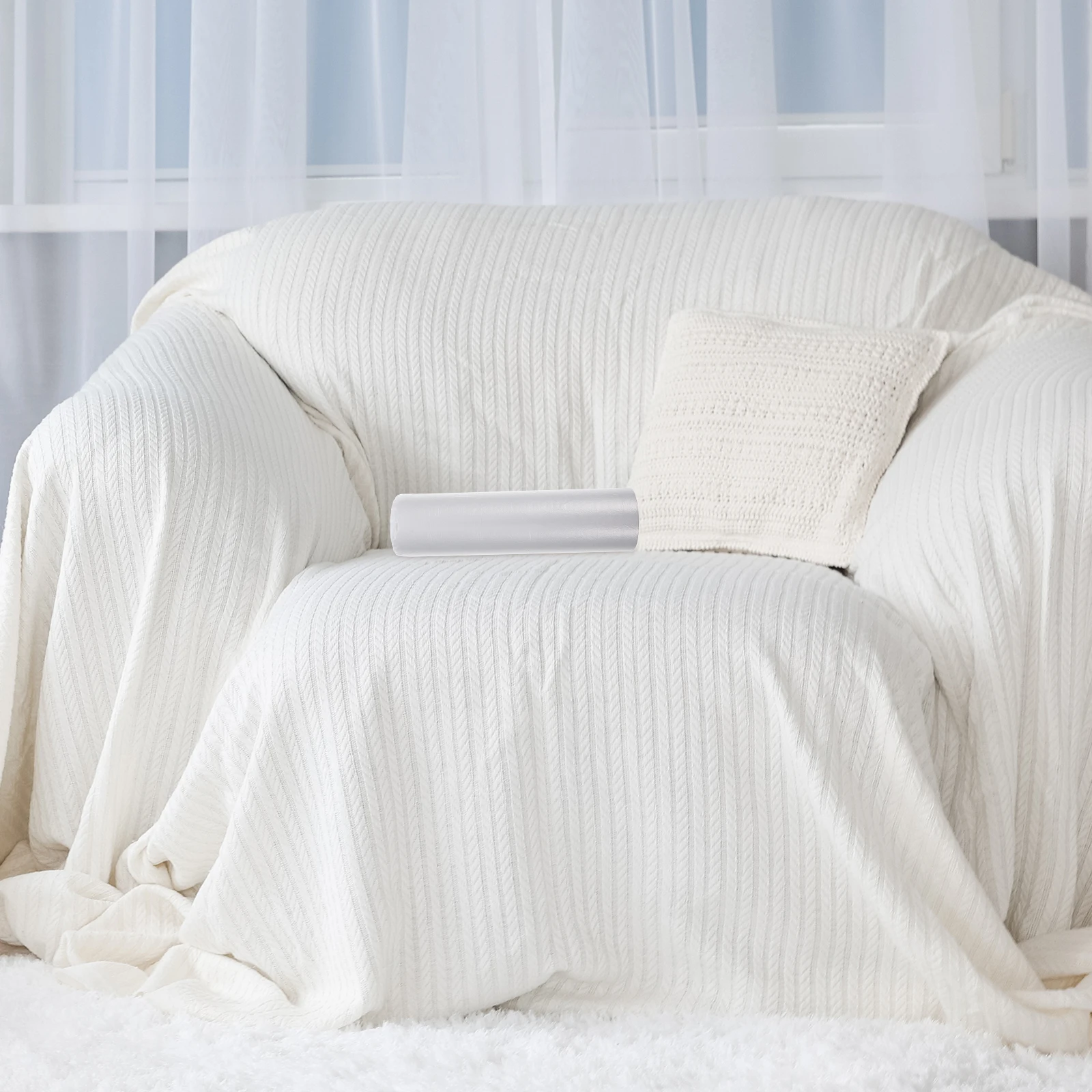 

1 Roll Furniture Protective Cover Transparent Dust Resistant Fit for Sofa Chair Desk Bed Home Office Anti Scratch Cover