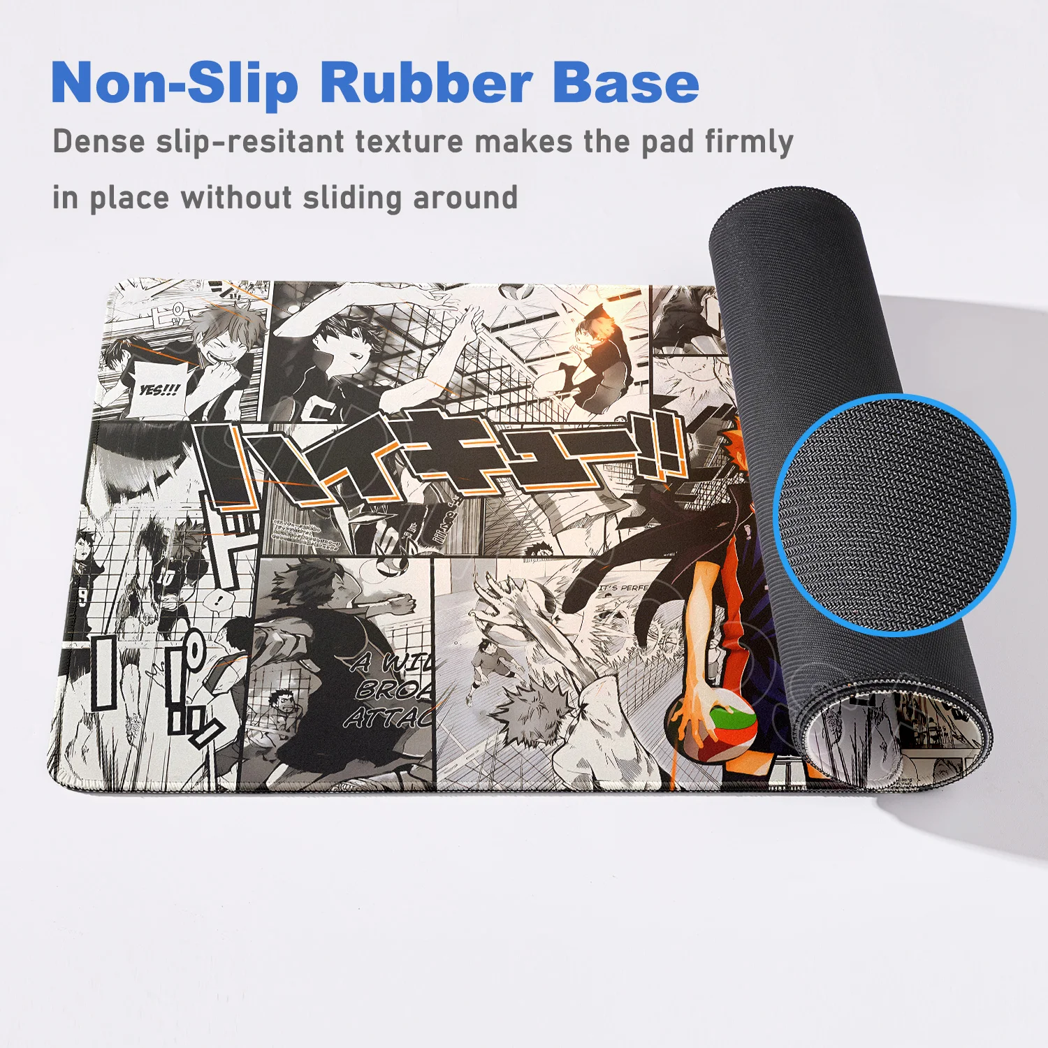 Novo anime haikyuu mouse pad tapete de borracha pc mesa de jogos tapete de mesa portátil xxl antiderrapante teclado de computador tapetes de mesa de escritório