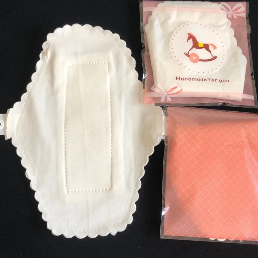 1pc 18cm Washable Panty Liner Thin Reusable Feminine Hygiene Pads Menstrual Cloth Sanitary Pad Napkin Waterproof for Women