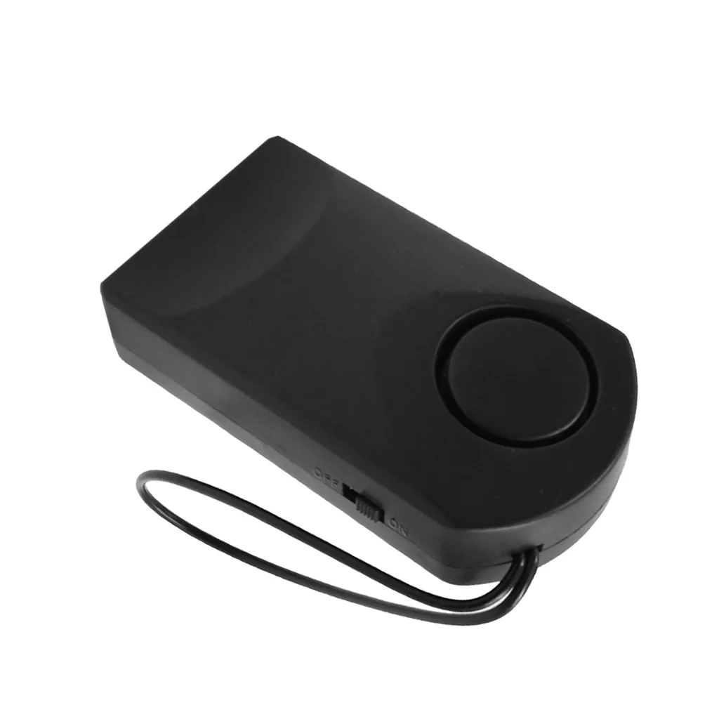 Home Security Door Handle Alarm Loud Siren Plastic Entry Alert System for Dorm Apartment Office