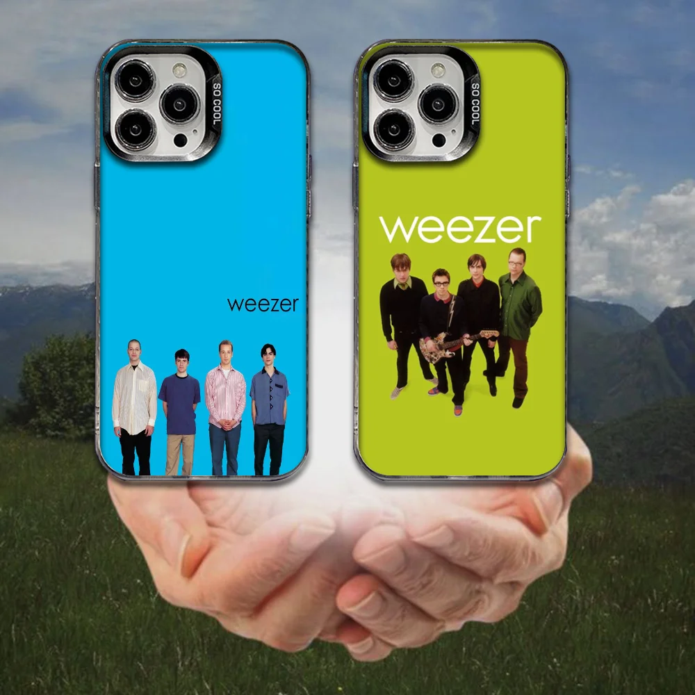 

Weezer SZNZ Autumn Phone Case For iPhone 16,15,14,13,12,11,8,7,Pro,Max,Plus,Mini,XS,SE Anti Fall Black Matte Hard
