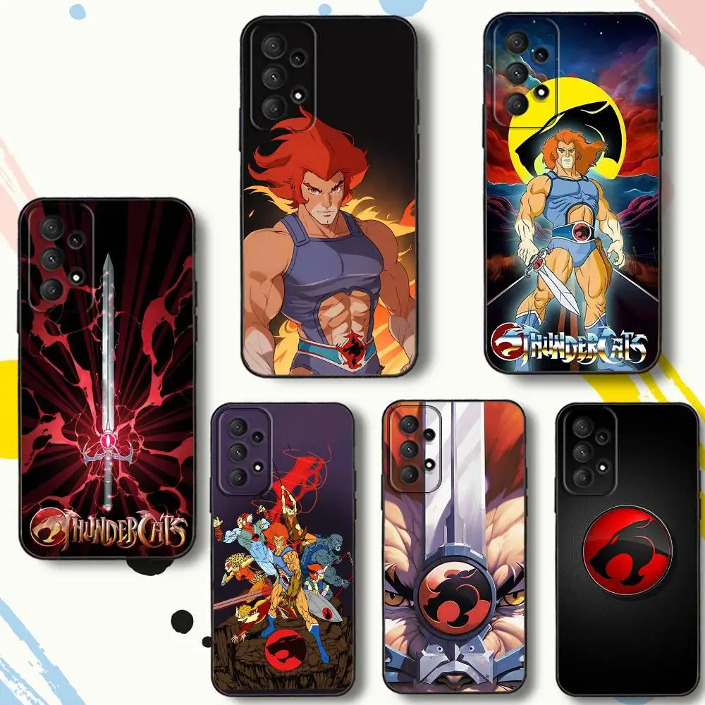 

P-Popular T-ThunderCats-E Phone Case For Samsung Galaxy A 80,72,73,91,53,22,51,52,5G,Plus,J,Note Soft Black Cover