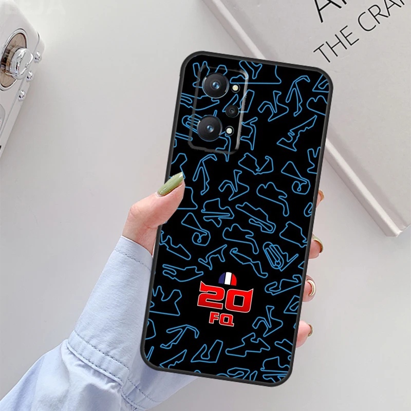 Moto Race Tracks For Realme 10 11 Pro Plus GT Neo 5 2T C21Y C30 C31 C33 C35 C55 OnePlus Nord CE 2 3 Lite Case