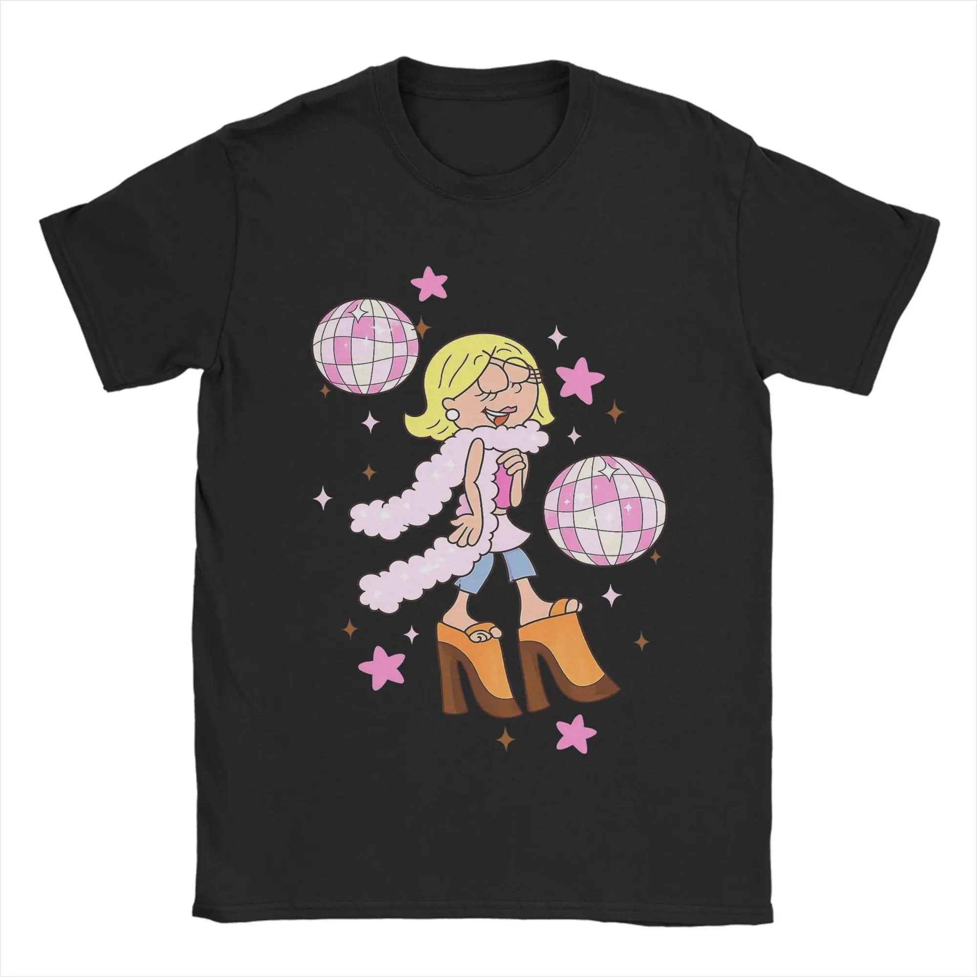 Men Lizzie McGuire T Shirt  100% Cotton Tops Funny Short Sleeve O Neck Tees Plus Size T-Shirts
