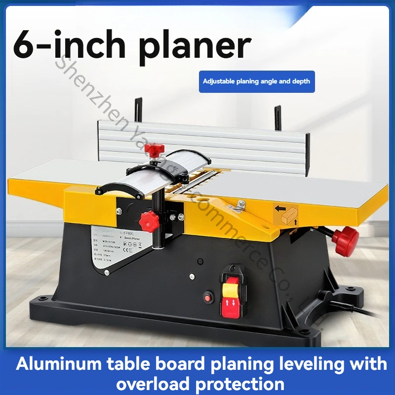 220V Electric Planer 6 inch woodworking desktop electric planer household power tools table planer