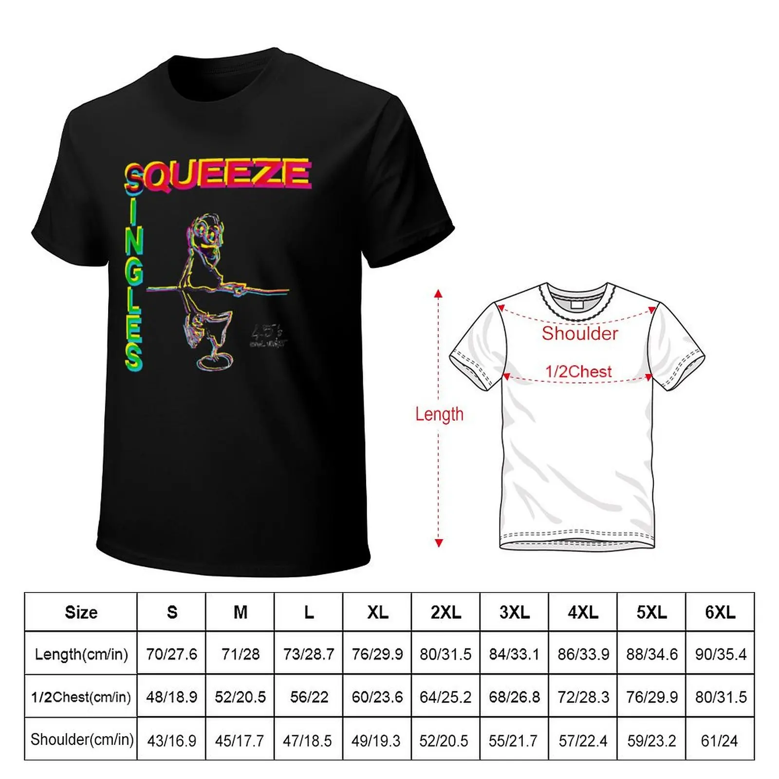 Squeeze band T-Shirt tees oversizeds mens big and tall t shirts