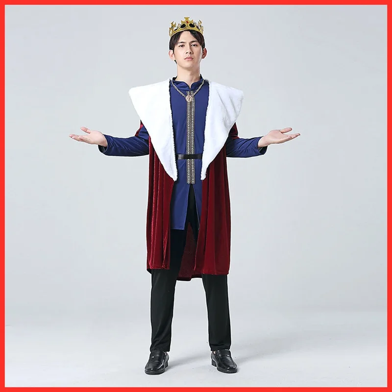 

loween Stage Costume King Role Play Performance Suit Men's Women's Faion ow Outfit Traditional Chinese Ethnic Wear