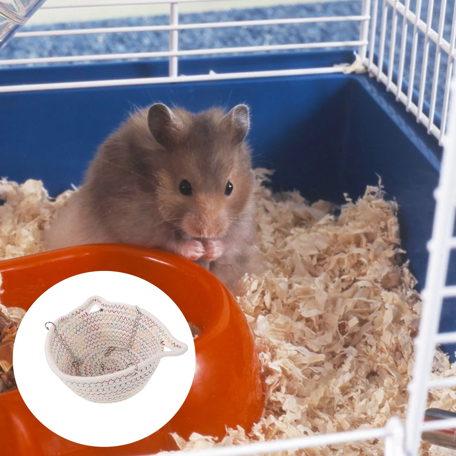

Small Cage Hamster Hammock Chew Proof Swing Bed Warm Hanging Guinea Pig Hideout Comfortable Sleeping Hammock Small Animal