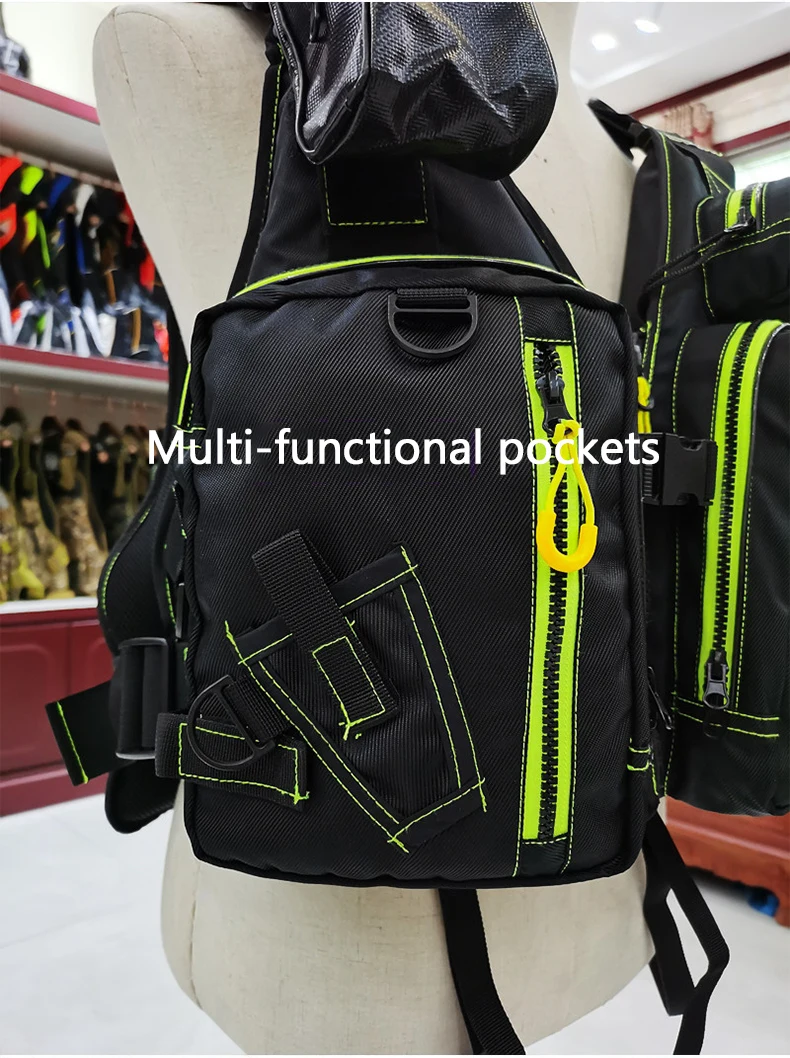 Multi-Pocket Fishing Life Vest 18