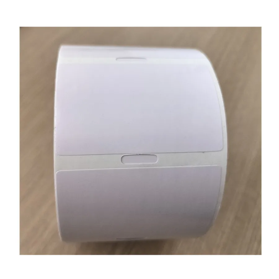 20 rollos de etiquetas autoadhesivas de PVC blanco 60*38/1000 pegatina de PVC