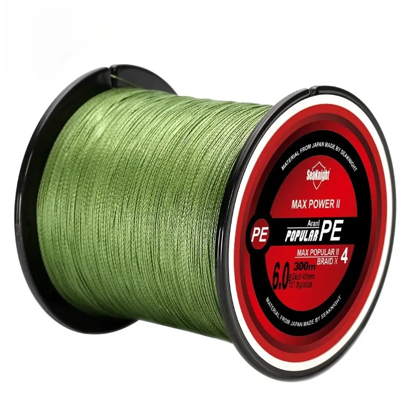 TriPoseidon Series 4 Strands Multifilament Fishing Line 300M PE Braided Line Smooth Carp Fishing 15lb 20lb 25lb 30lb