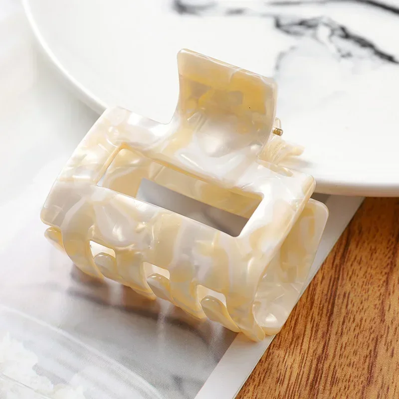 

Заколки для укладки геометрическим рисунком для женщин и девочек, аксессуары для заколок, когти для волос с леопардовым принтом