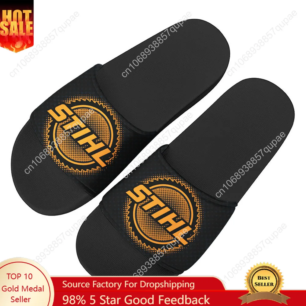 

Stihls Chainsaw Pattern Slippers Home Water Shoes Mens Womens Teenagers Outdoor Beach Pool Sandals Custom Summer Slipper