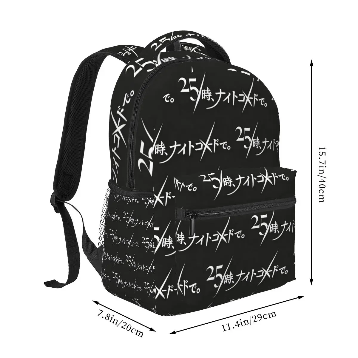 Anime Project SEKAI Colorful Stage Student Backpack School Bag Hiking Travel Daypack for Boys Girls Bookbag Shoulder Bags