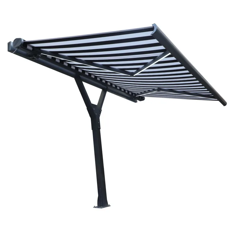 

Y-shaped column full box automatic retractable canopy villa outdoor electric telescopic awning shrinking awning