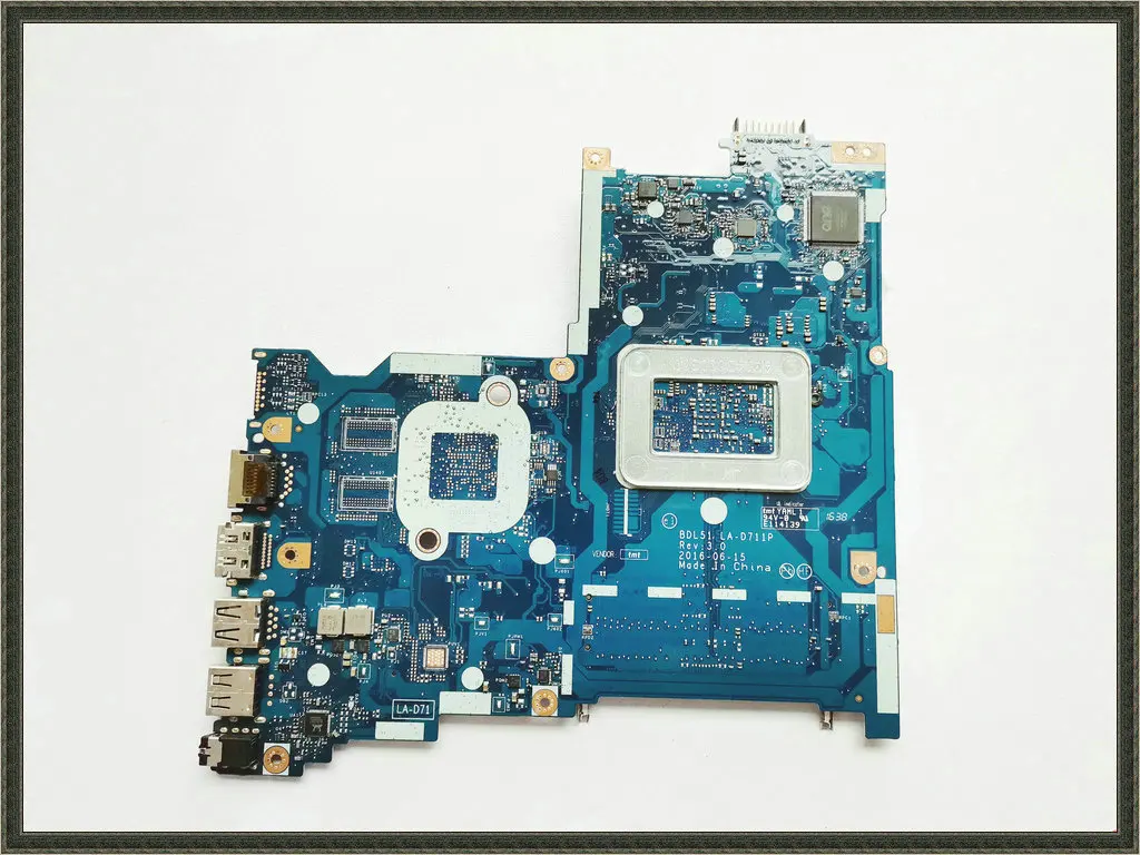 BDL51 LA-D711P For HP 15-BA 15-ba078dx Series Laptop Motherboard With A6-7310 CPU 854965-601 854965-501 REV:3.0 100% Tested ok