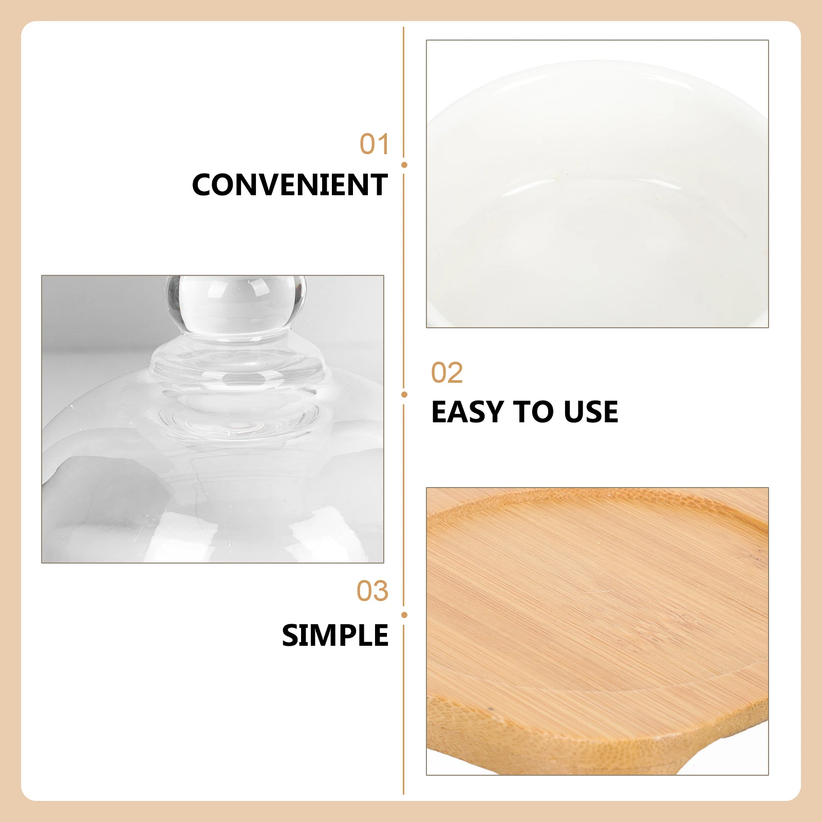 

Ceramic Baking Bowl with Lid for Soup Fruit Salad Pudding Cake Strong Smooth Surface Edges No Burrs Ceramic Baking Bowl