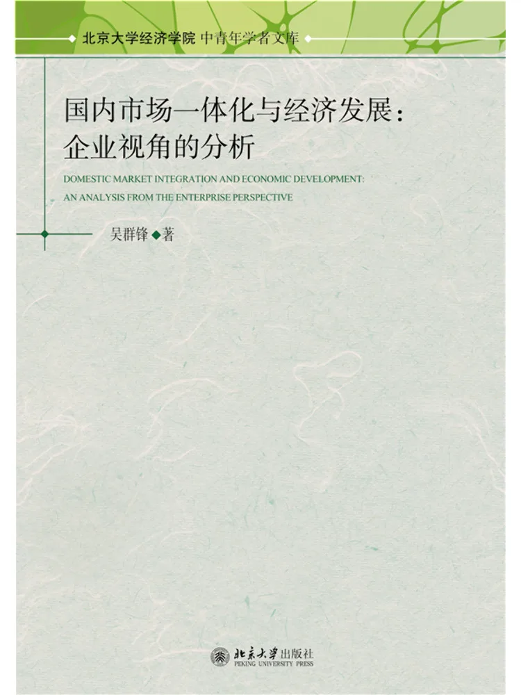 Book-Winshare Domestic Market Integration and Economic Development An Analysis From an Enterprise Perspective