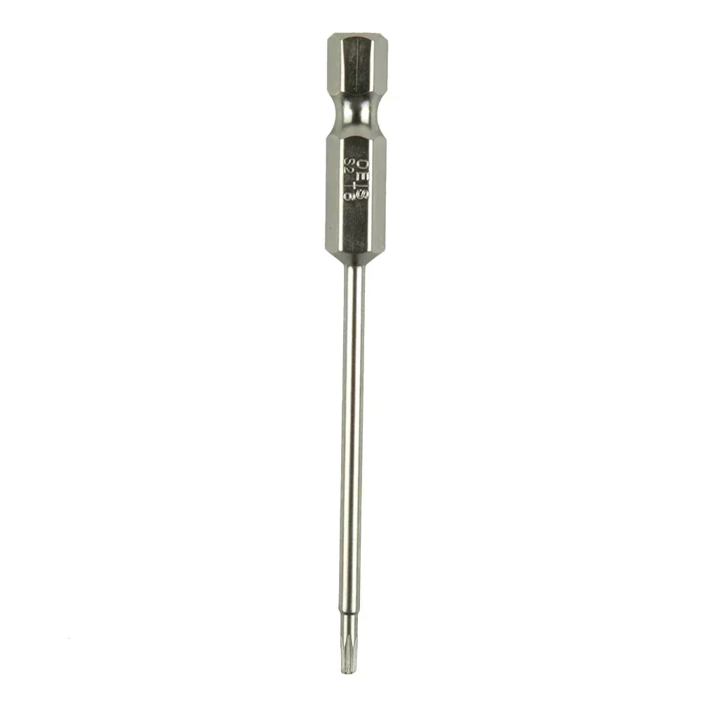 Brand New Screwdriver Electroplating Exact Screw Unscrew Galvanik Magnetisch Silber Silver T6-T40 Hollow Torx Bit