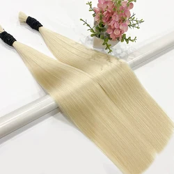 Shinehair 100% Real Human Hairs Blonde Honey Straight Bulk Virgin Hair Women 613 Hair Bundle 1B613 Hair Extensions For Braiding